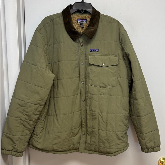 Patagonia Other - 🌲 Patagonia Insulated Snap Front Jacket | XXL | Olive Green | Sherpa Lined